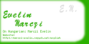 evelin marczi business card